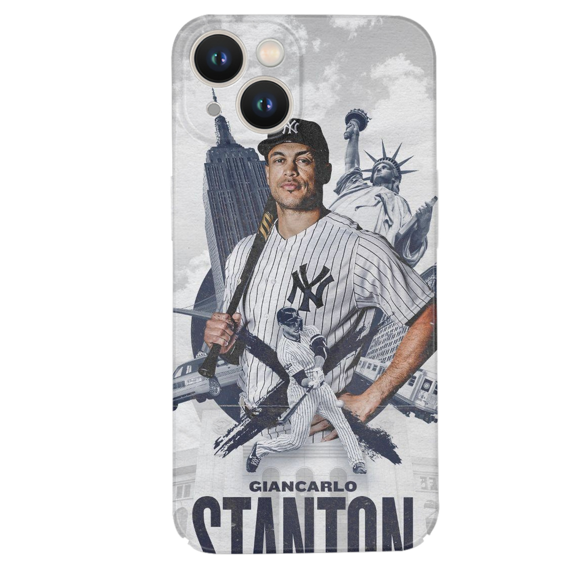 Giancarlo Stanton 23 IPhone 14 Series Full-Cover Hard Case – Shockproof With Raised Camera Protection – Precise Cutouts, Wireless Charging Compatible – Durable, Anti-Yellowing, Easy To Clean